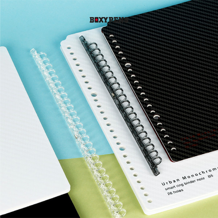 

Kokuyo Urban Monochrome Smart Ring Binder - A5, Black