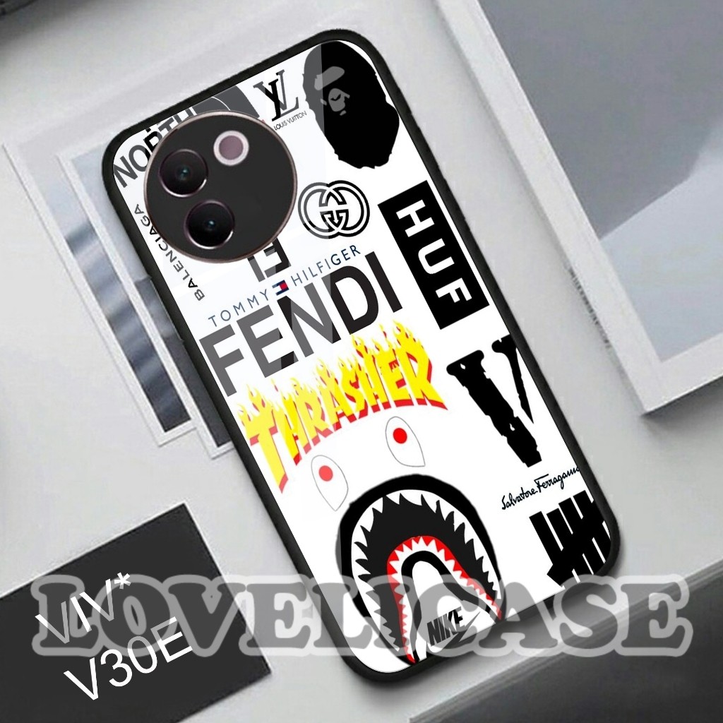 (Q11) Softcase  Vivo V30E - Case Hp Terbaru Anti Air TPU VIVO V30E Lovelicase