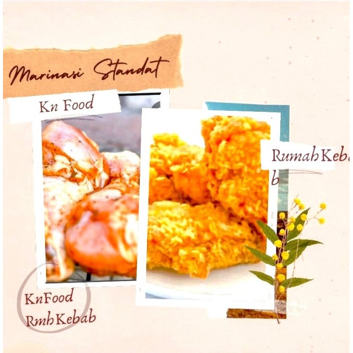 

[PROMO] MARINASI STANDAR FRIED CHICKEN 1 KG