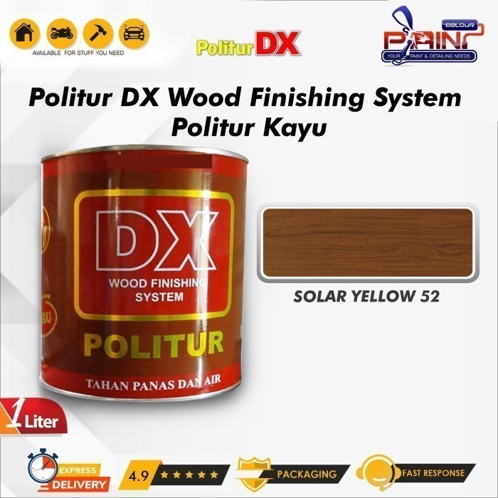 Politur DX Wood Finishing System 1L Politur Kayu - Merah 53
