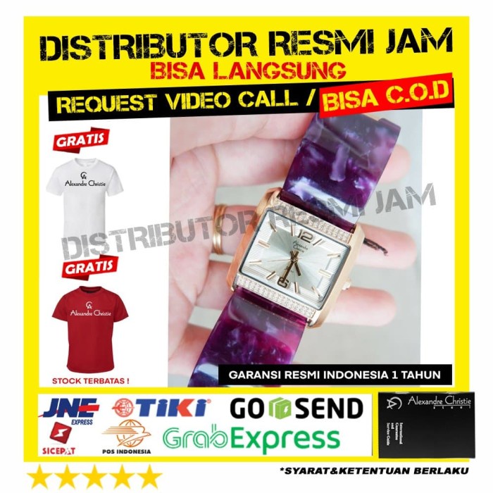 JAM TANGAN ALEXANDER CHRISTIE ac2504 2504LH 2504 GARANSI RESMI 12BULAN