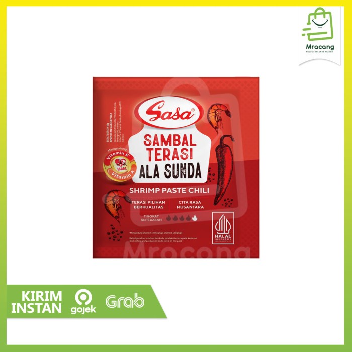 

Sasa Sambal Terasi Ala sunda 18gr