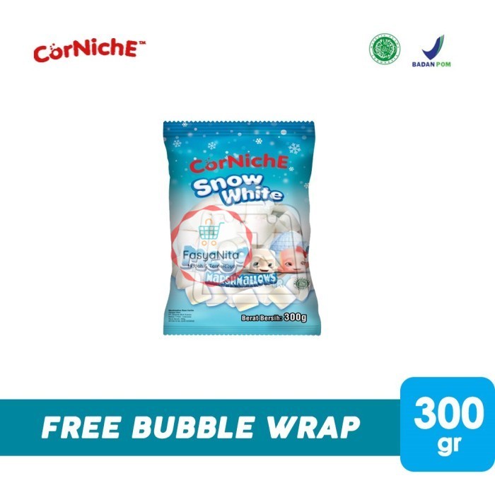 

Corniche Mega Snow White Marshmallow (300gr) - FasyAnita Mart Denpasar