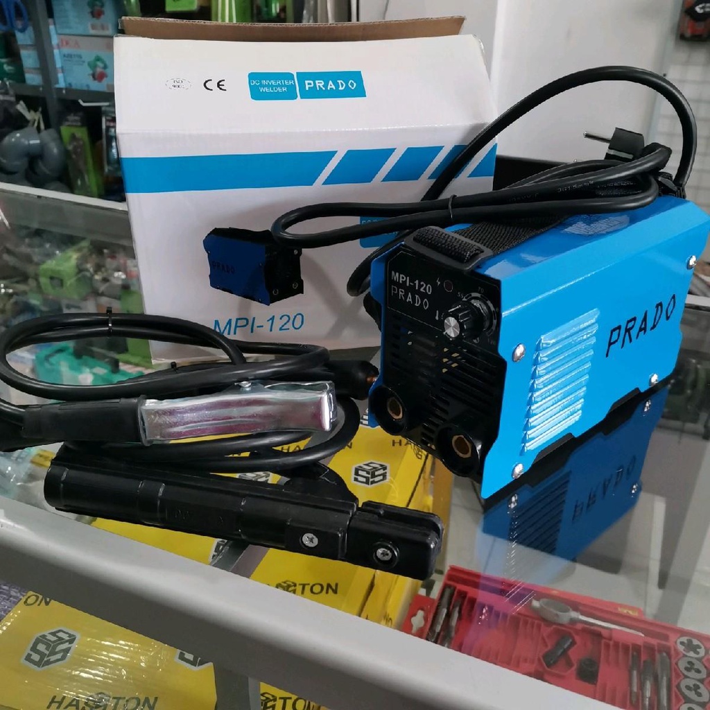 Mesin las 120A PRADO MPI 120 travo las listrik 450 watt