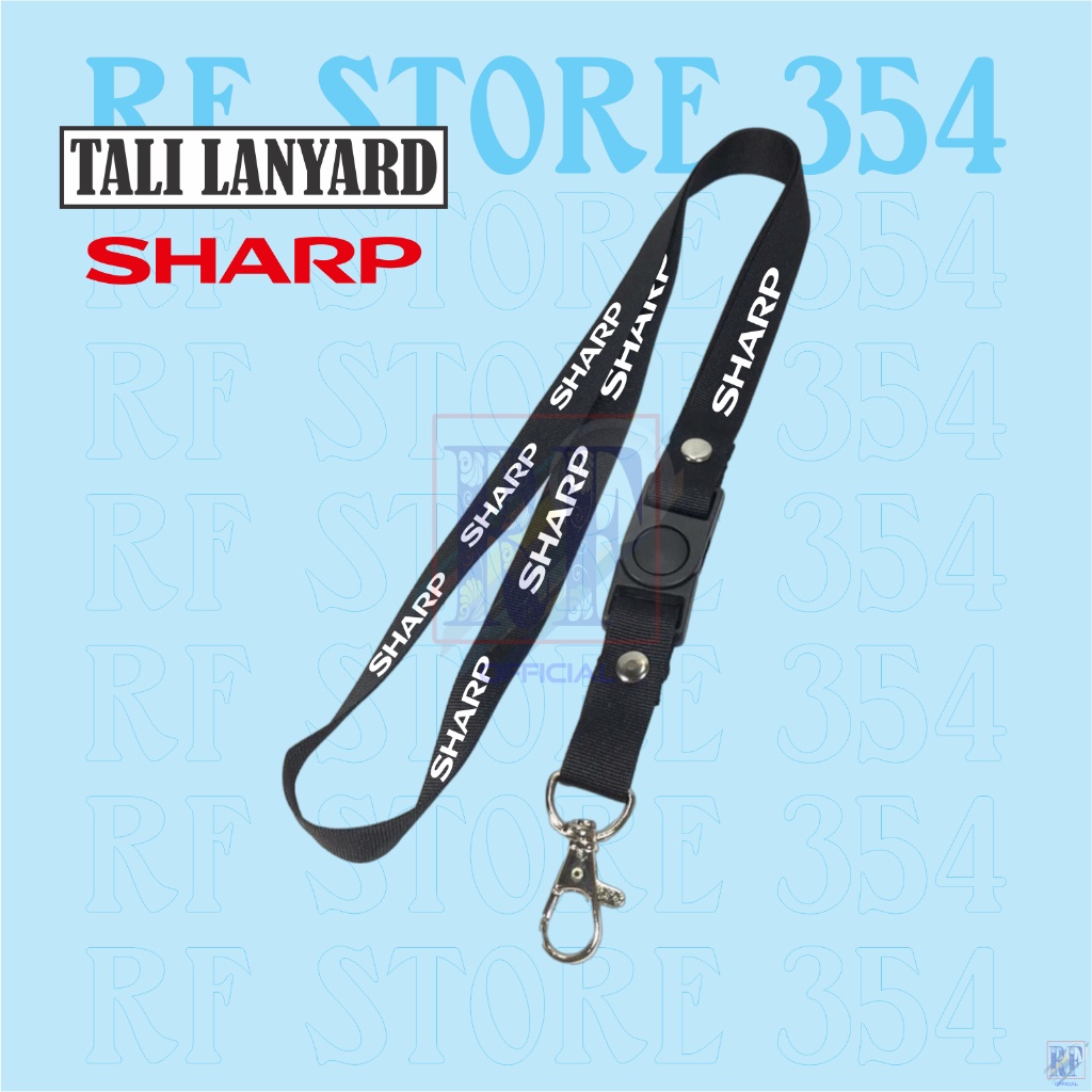 

TALI LANYARD SHARP LOGO - TALI ID CARD GANTUNGAN KUNCI GANTUNGAN FLASHDISK GANTUNGAN NAMETAG TALI LANYARD BEST SELLER COD
