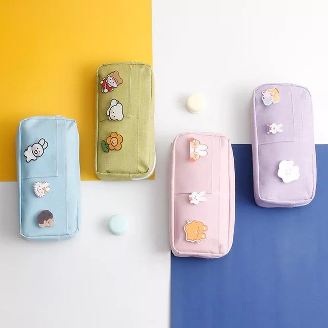 

KOTAK TEMPAT PENSIL DENGAN BROS 3/PENCIL CASE BOX/POUCH - Biru