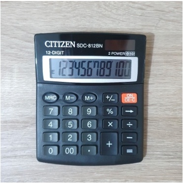 

Kalkulator Citizen SDC 812BN - Kalkulator 12 Digit