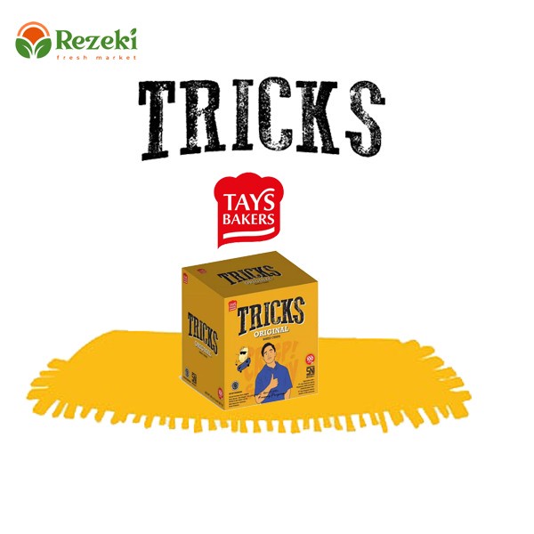 

Tricks Baked Crips Kentang Snack Original [ 10s@ 20gr ]