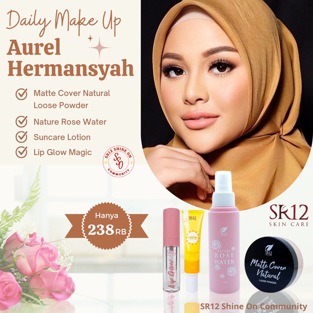 Paket Make Up Lengkap Halal Bpom Paket Skincare Set Kecantikan Paket Perawatan Wajah