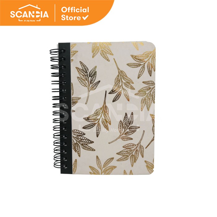 

SCANDIA Buku Tulis Notebook Spiral Floral A6 White Floral (SP0411)