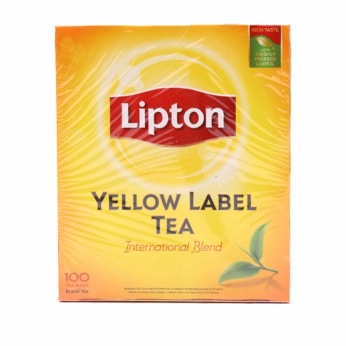 

✨PROMO✨ -Lipton Yellow Label 100 Tea Bag Non Envelope