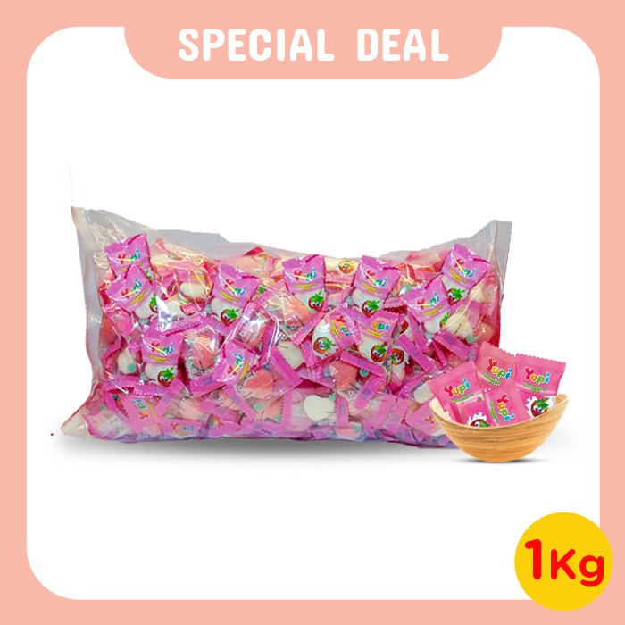 

✨PROMO✨ -Yupi Strawberry Kiss IWP 1000 Gram