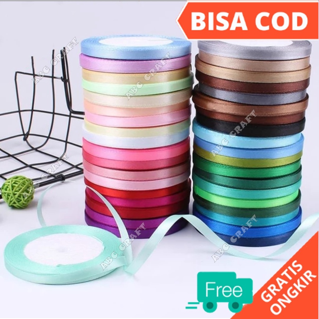 

Pita satin 1/4 inchi 1 ROL