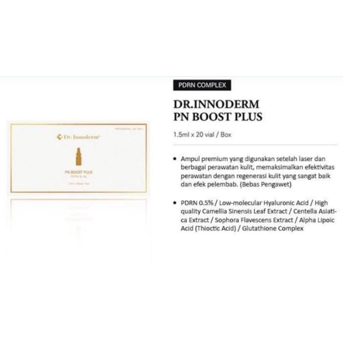 DR. INNODERM PN BOOST PLUS REG BPOM reg bpom serum dna salmon dermapen