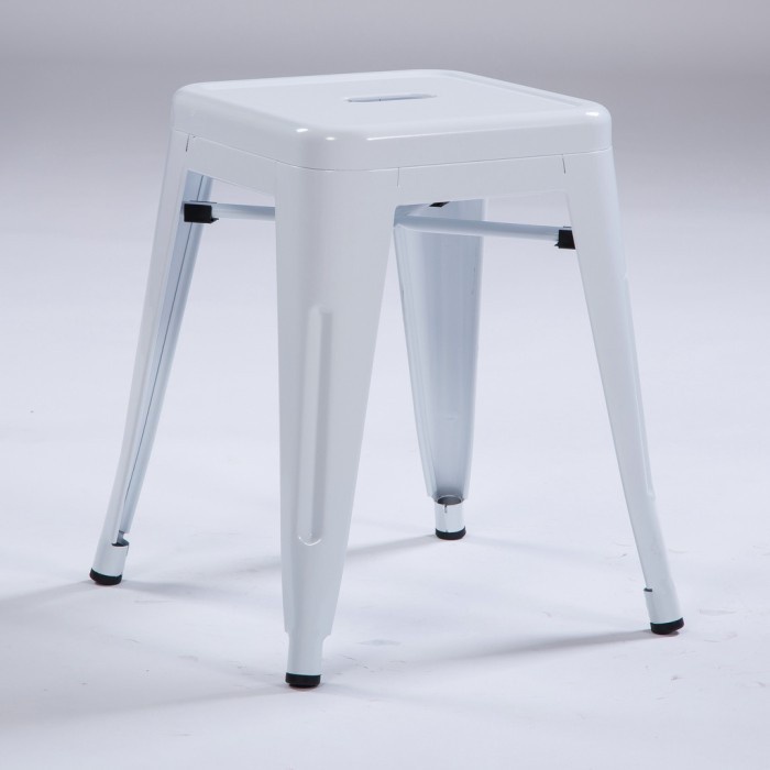 Furnibest Kursi Tolix Kursi Cafe Besi Kursi Makan - 1022 Putih