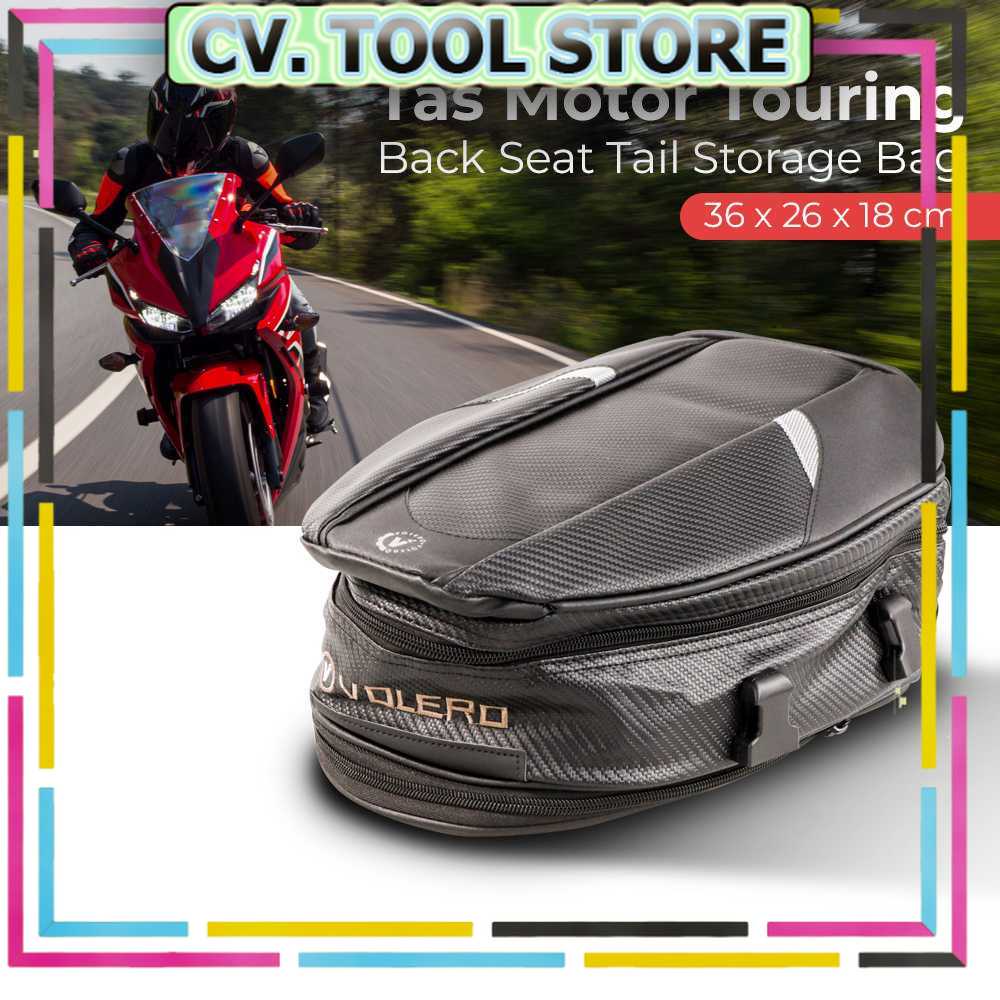 TOOL STORE - VOLERO Tas Motor Touring Back Seat Tail Storage Bag - RR9014