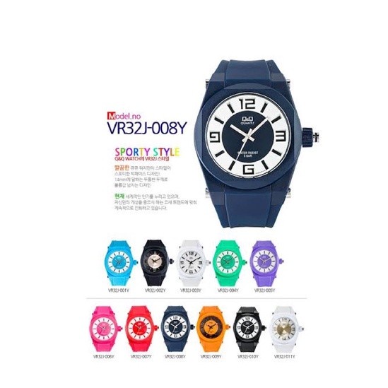 Jam Tangan Pria/Wanita   Q&Q ORIGINAL SERIES VR32 VR 32 J VR32 JAM S