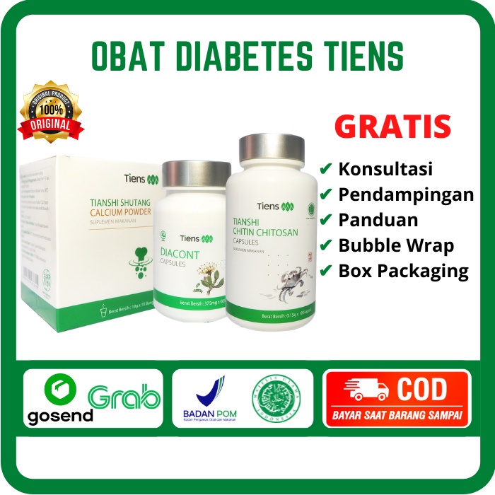 Bisa COD - PAKET PRODUK TIENS UNTUK DIABETES MELITUS