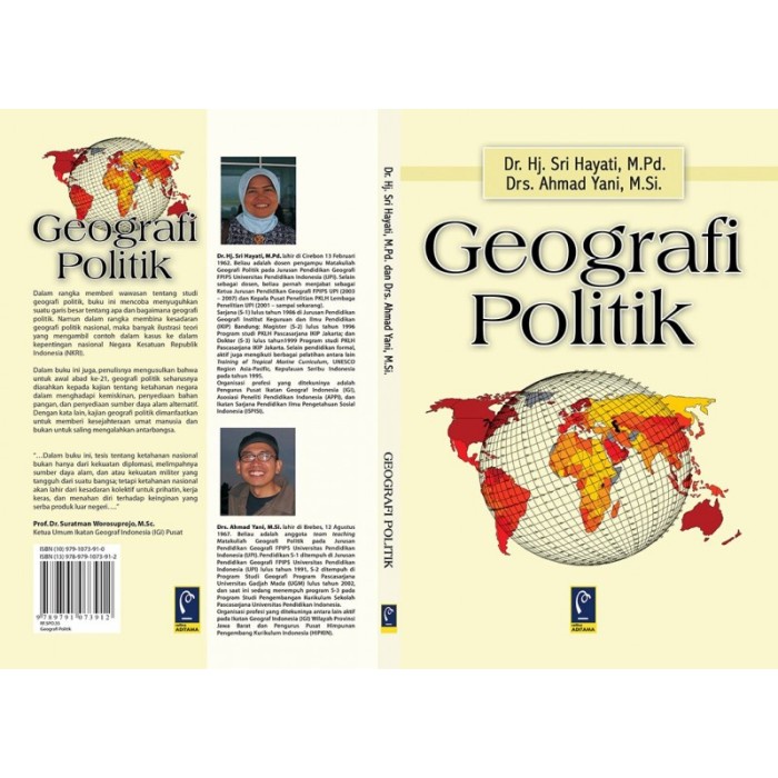 Buku GEOGRAFI POLITIK Penerbit Refika
