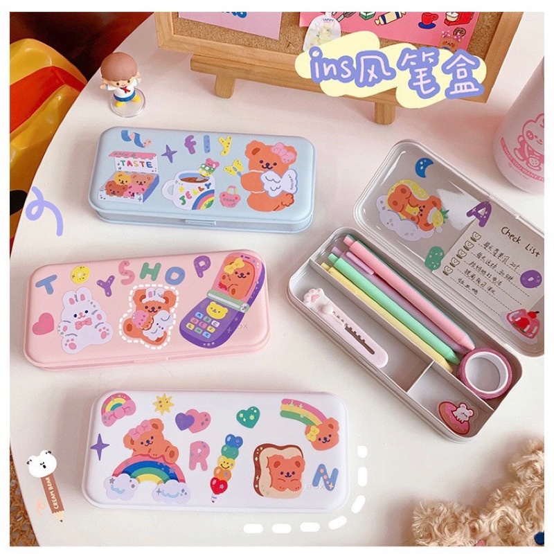 

STESSI Kotak Pensil Minimalis Aesthetic DIY / Simple Box Pencil Case Pastel Colour