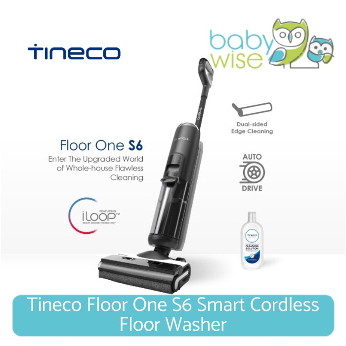 Tineco Floor One S6 Smart Cordless Floor Washer - Penyedot Debu Vakum