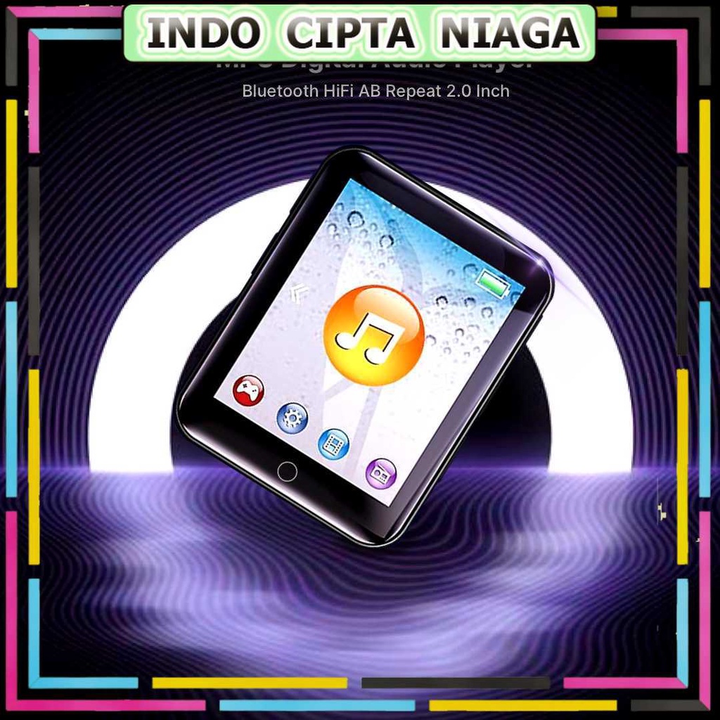 ICN - Worallymy MP3 Digital Audio Player Bluetooth HiFi AB Repeat 2.0 Inch - S309 TU2T