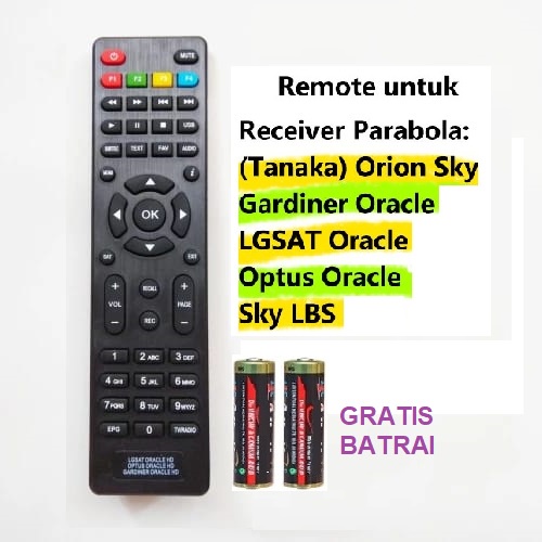 Remot Remote Parabola Receiver Oracle OPTUS HD Gardiner VISAT HD