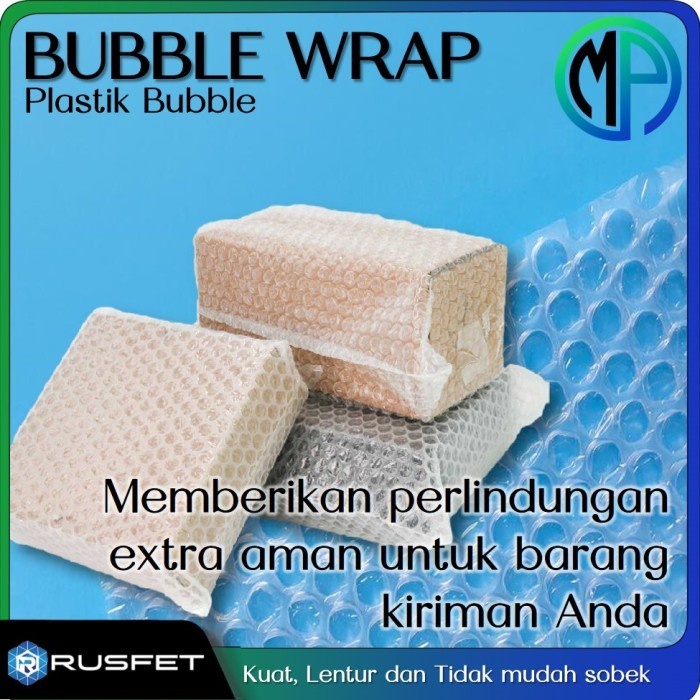 

Plastik Bubble Buble Wrap Roll 50m Hitam Super Rusfet - 25cm