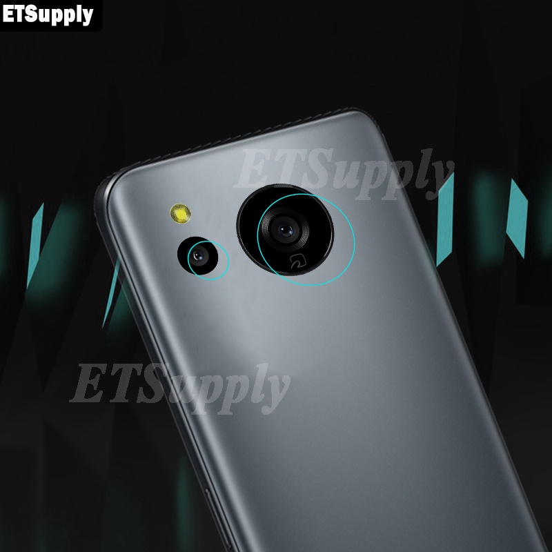 2 Pieces Sharp Aquos Sense 8 9 6 6S R7S R9 Scratch Resistant Camera Shot Protective Tempered Glass P