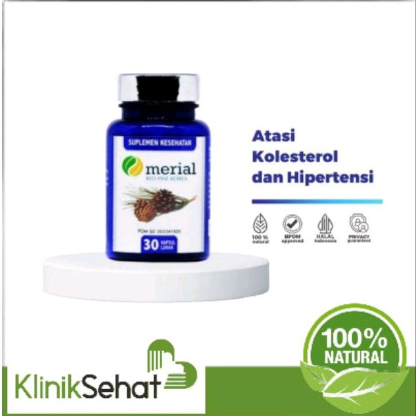 MERIAL RED PINE KOREA 100% ASLI