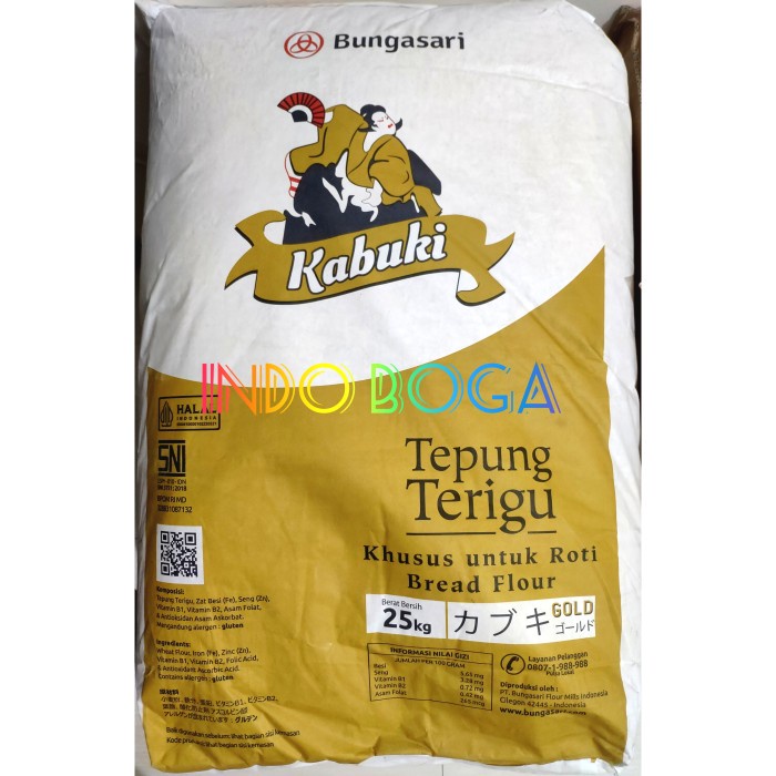 tepung terigu kabuki gold 25 kg / tepung terigu protein tinggi 25kg