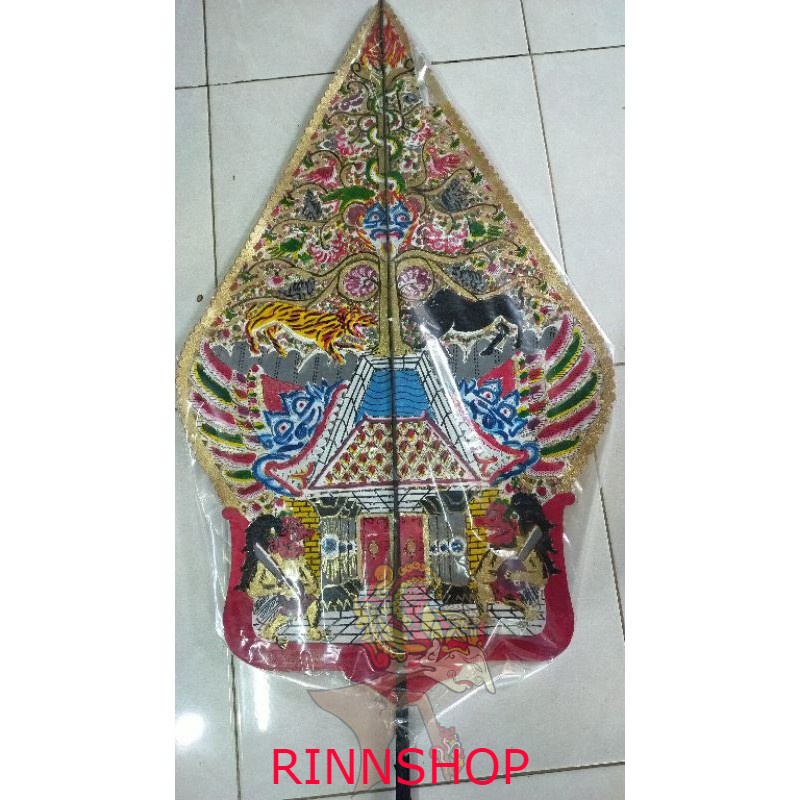 wayang kulit gunungan / kayon / gugunung 80cm / kulit asli / cod / wayang murah