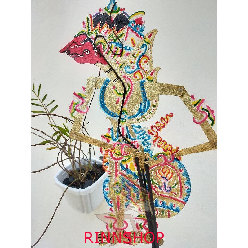 wayang kulit asli  karno murah / kulit asli / cod / wayang murah