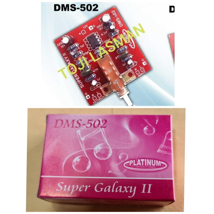 kit pcb galaxy galaxi platinum dms 502 dms502 tambah bass treble