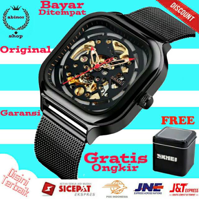 【COD】 PROMO Jam Tangan Pria ori jam tangan cowok anti air jam tangan cowo jam tangan laki laki COD J
