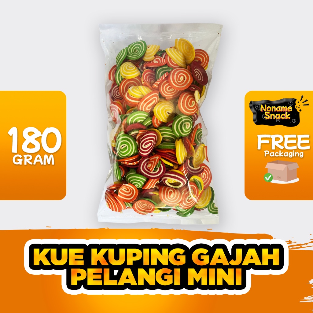 

Noname Snack - Kuping Gajah Mini Pelangi
