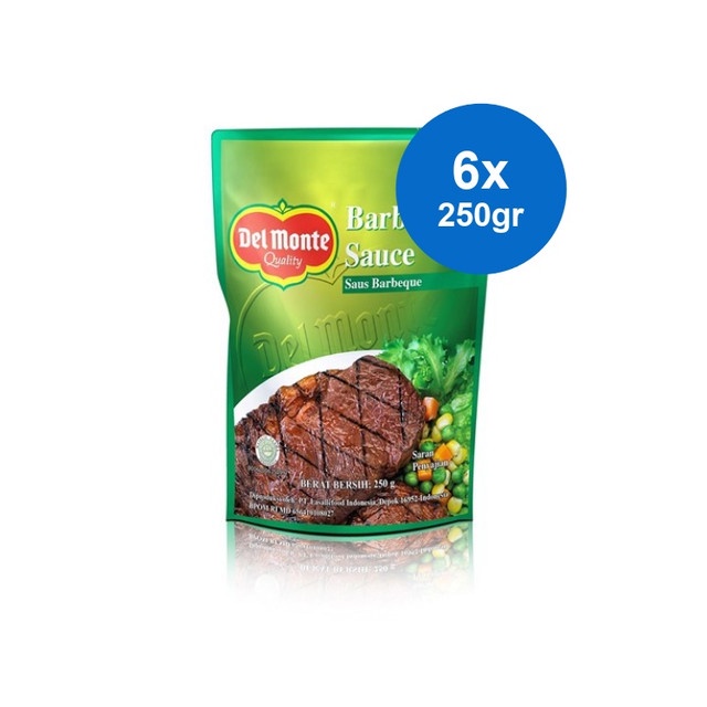 

Delmonte Saus Barbeque Pouch 250 gr x 6