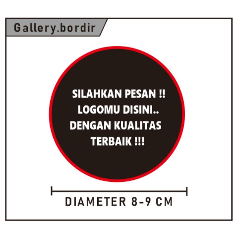 Bordir Bordir bordir satuan custom | bordir satuan murahbisa pesan satuan