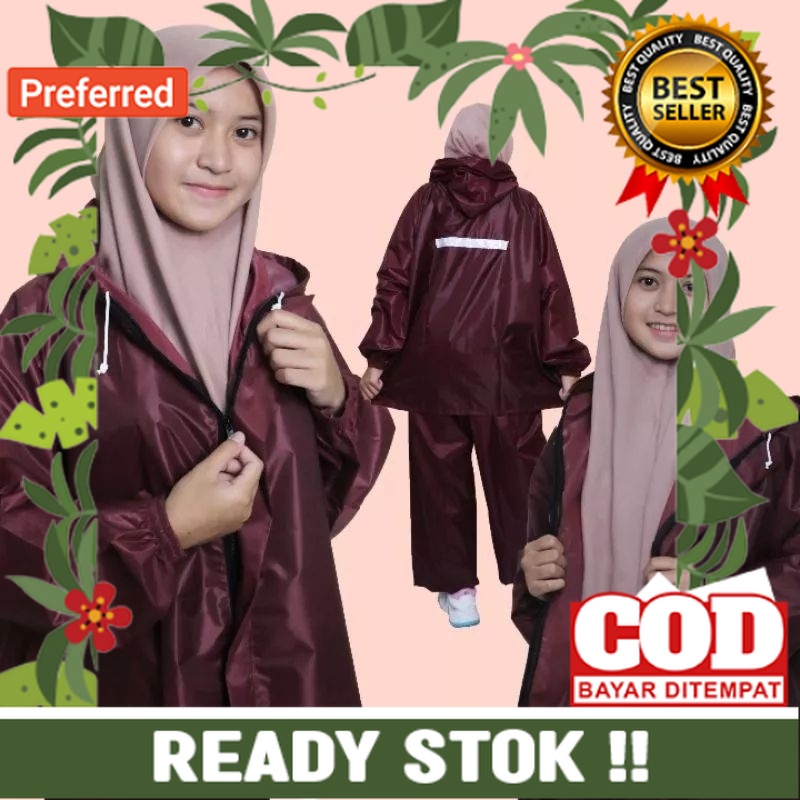 Mantel celana Jas Hujan Bahan Parasut Celana Tebal// JAS HUJAN | JAKET HAS HUJAN | MODEL BARU KEKINI
