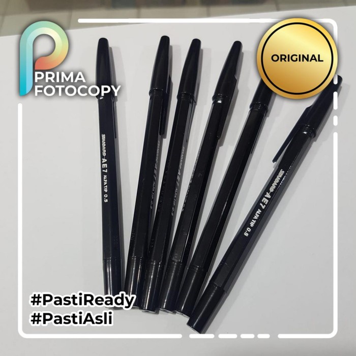 

Bundling Pulpen Standard AE 7 isi 6 | Empuk Anti Macet ASLI ORIGINAL