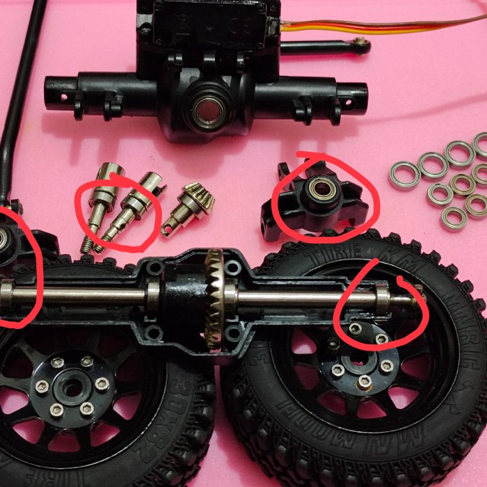 Bearing laher gardan depan belakang RC MN86k MN86ks