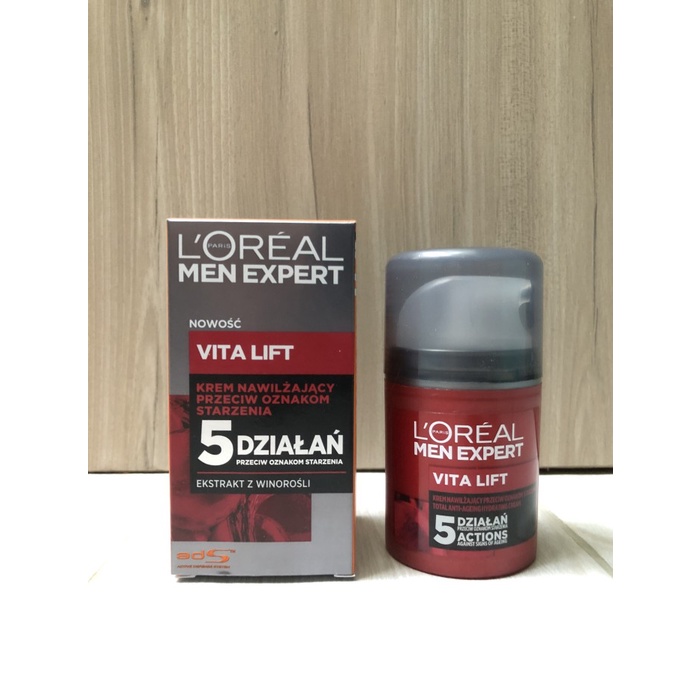 Loreal Men Expert Vita Lift 5 Actions Vine Extract Moisturiser