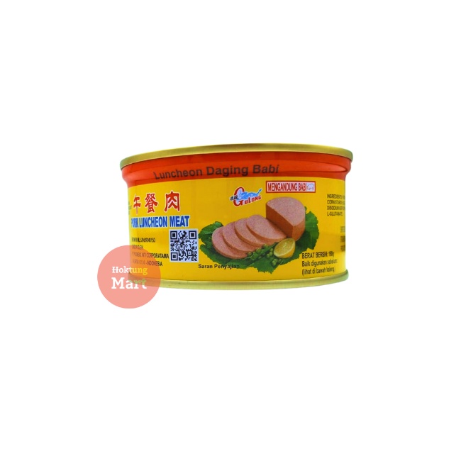 

GULONG Olahan Babi Kaleng 190gram Pork Luncheon Meat Maling
