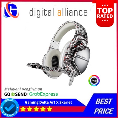 Digital Alliance Headset Gaming Delta Art X Skarlet