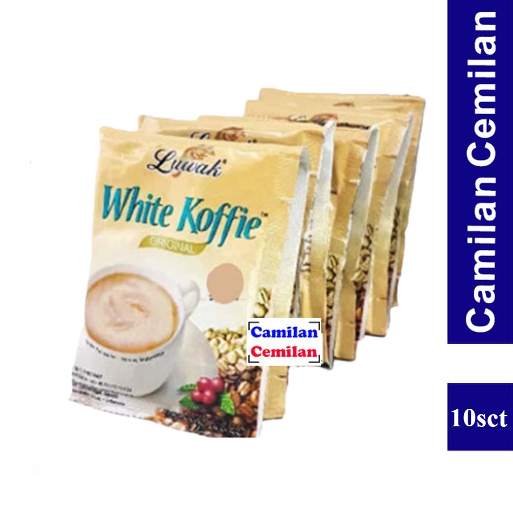 

Luwak White Koffie Original isi 10 sct x 20 gr