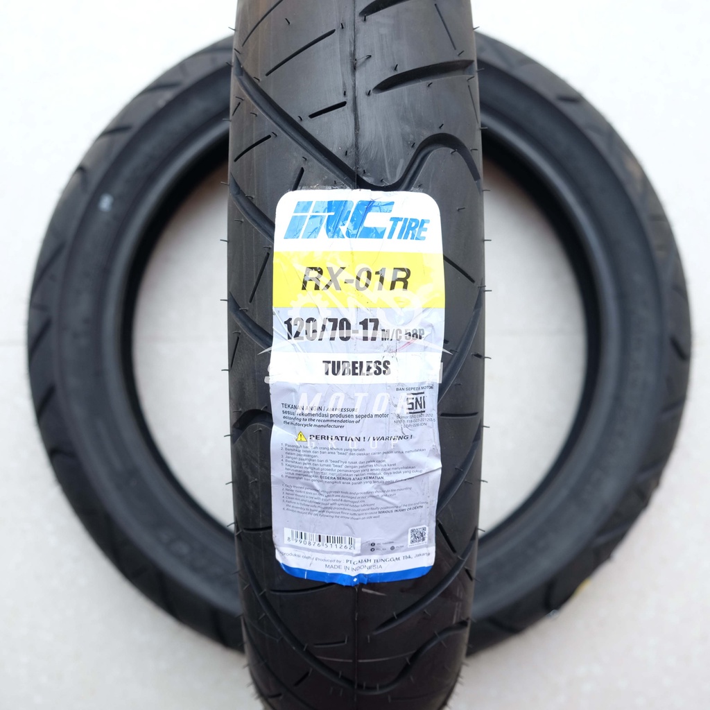 Ban Tubeless IRC 120/70-17 RX-01R NEW VIXION BELAKANG