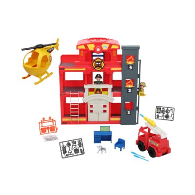 Chap Mei Playset Tiny Kiddom Rescue Mission Fire Station
