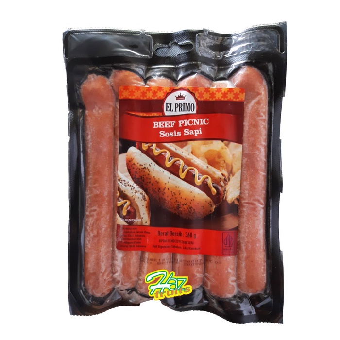 

Sosis El Primo Beef Picnic | Sosis Sapi gr