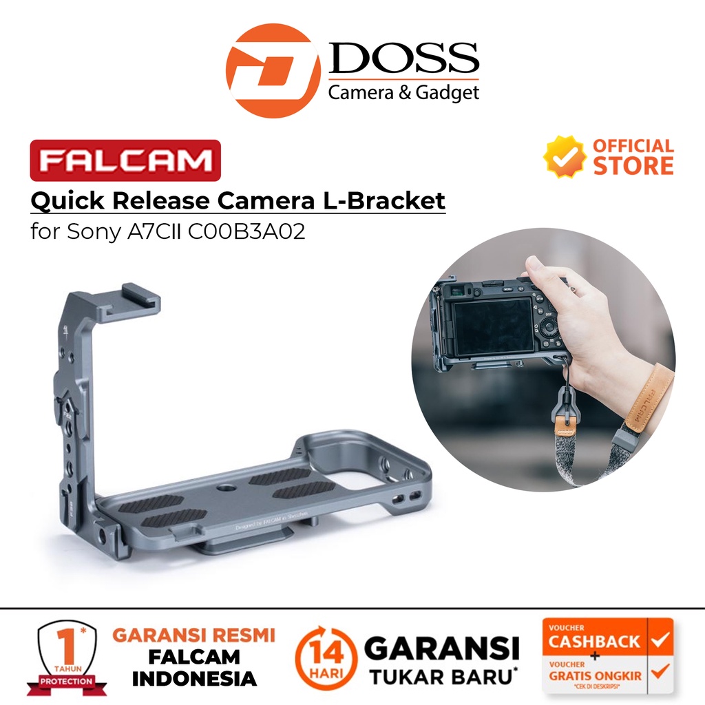 Falcam F22&F38&F50 Quick Release L-Bracket for Sony A7CII C00B3A02