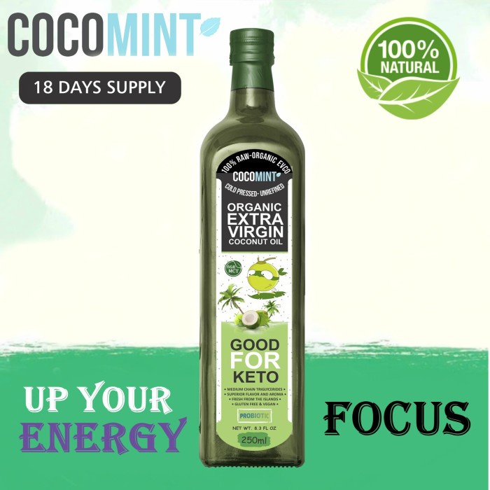 

NF-50 Minyak Kelapa Extra Virgin Coconut Oil VCO - Pure Unrefined 100% 250ML